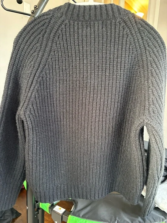 ZYIA Charcoal Ribbed Button-Front Cardigan - Picture 2 of 5